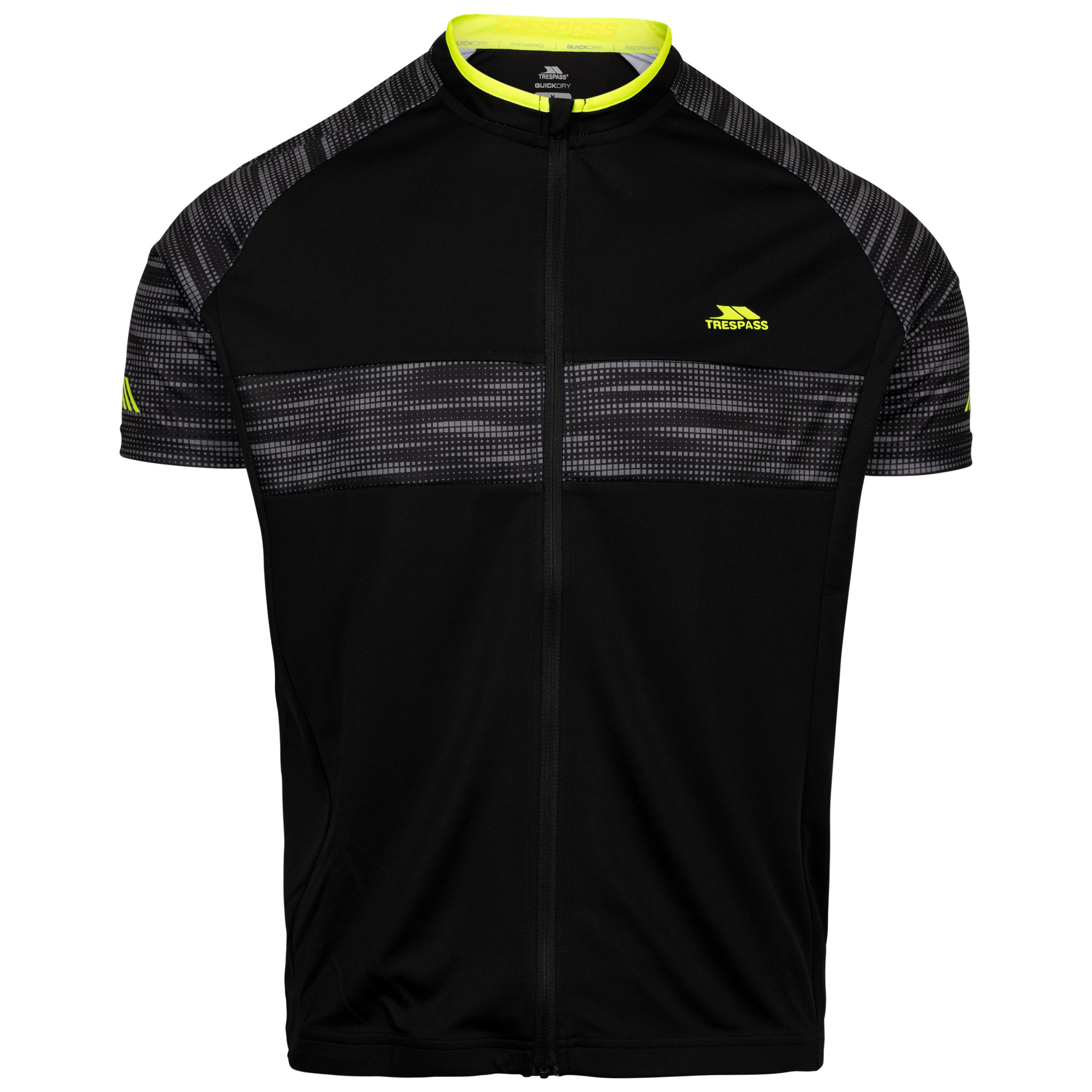 Trespass Men's Black Cycling Top Hazzel