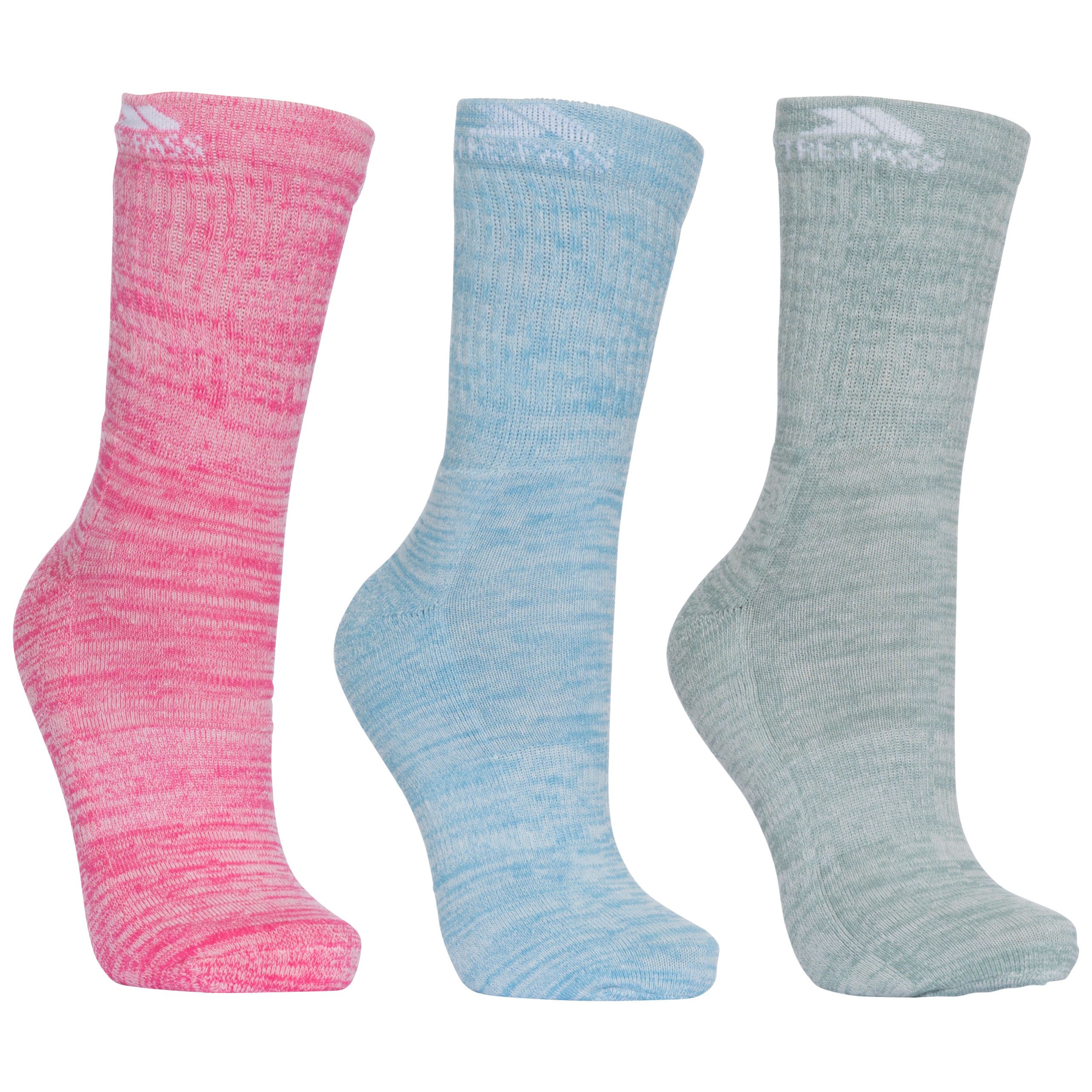 Trespass Women's Casual Socks Helvellyn Assorted 3/6