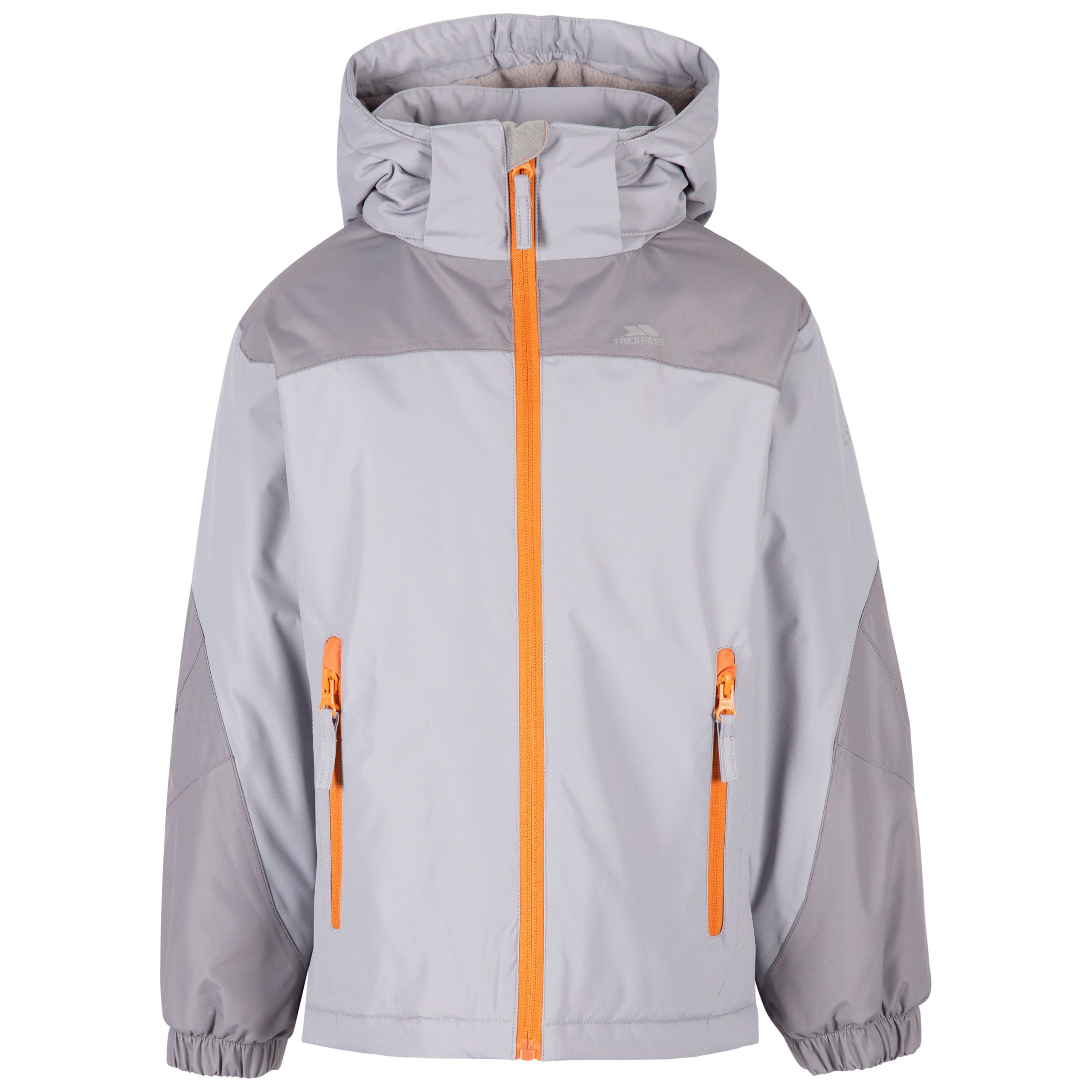Trespass Boys Grey Kids Waterproof Jacket Launch