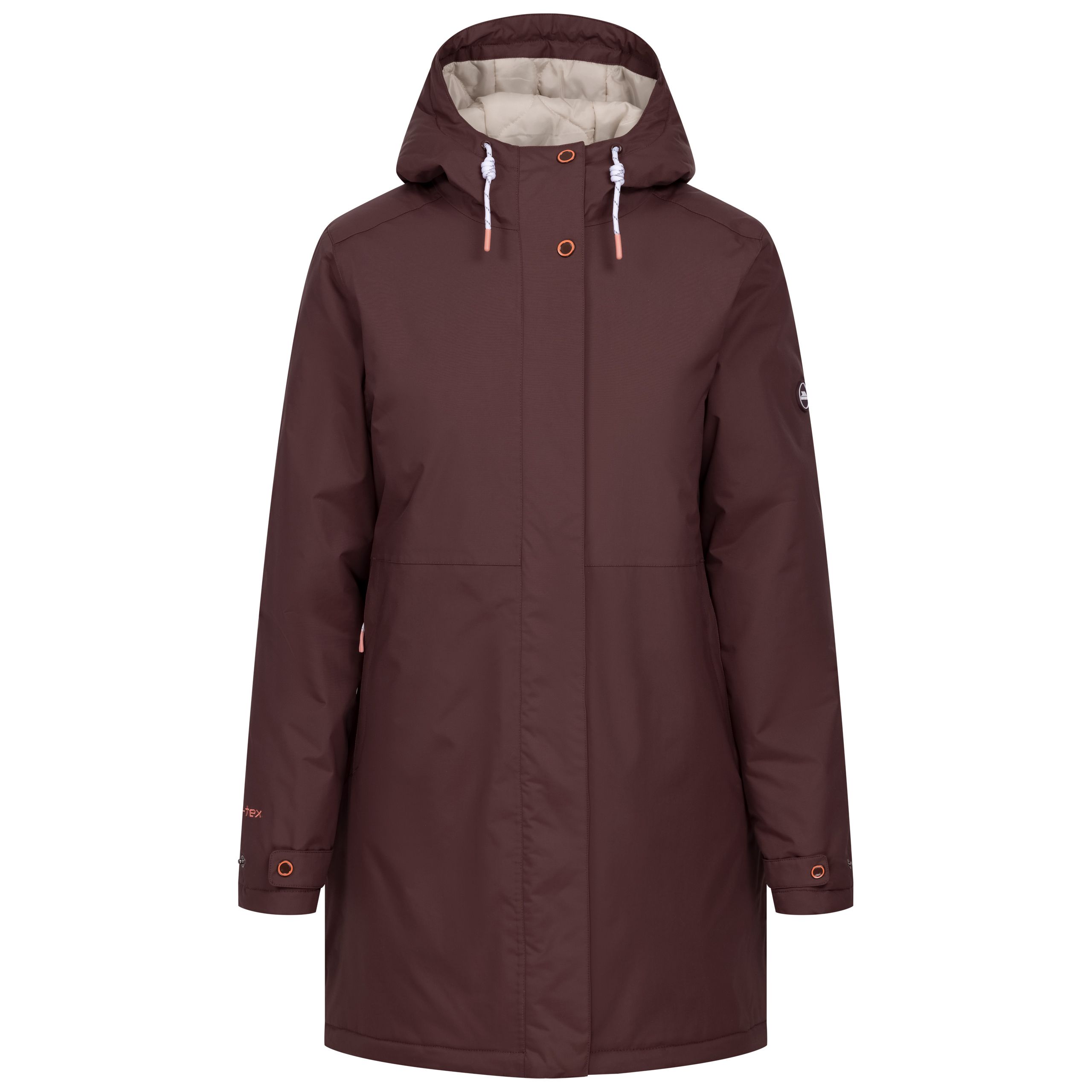 Trespass Women's Waterproof Padded Jacket Melissa Brown Size 8