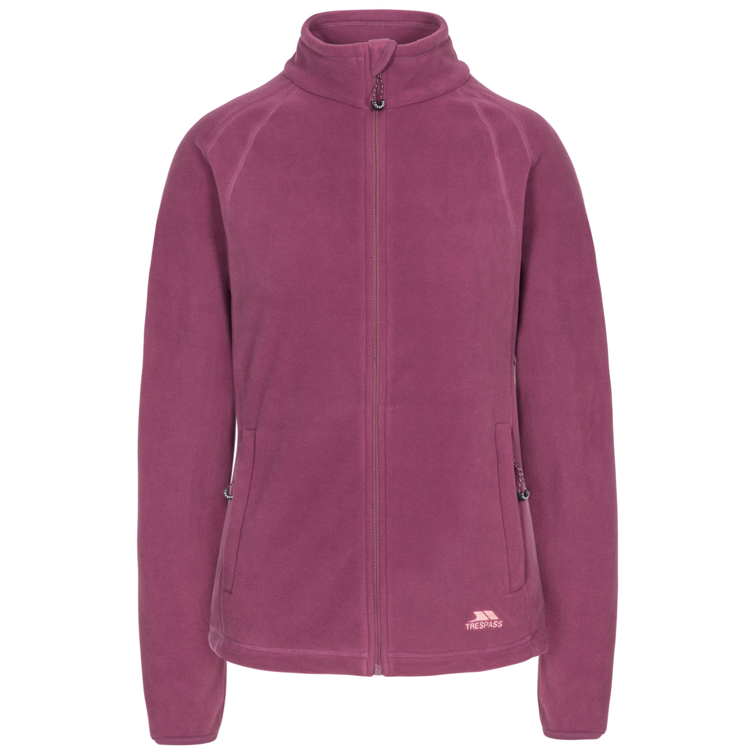 Trespass Women's Purple Fleece Jacket Nonstop