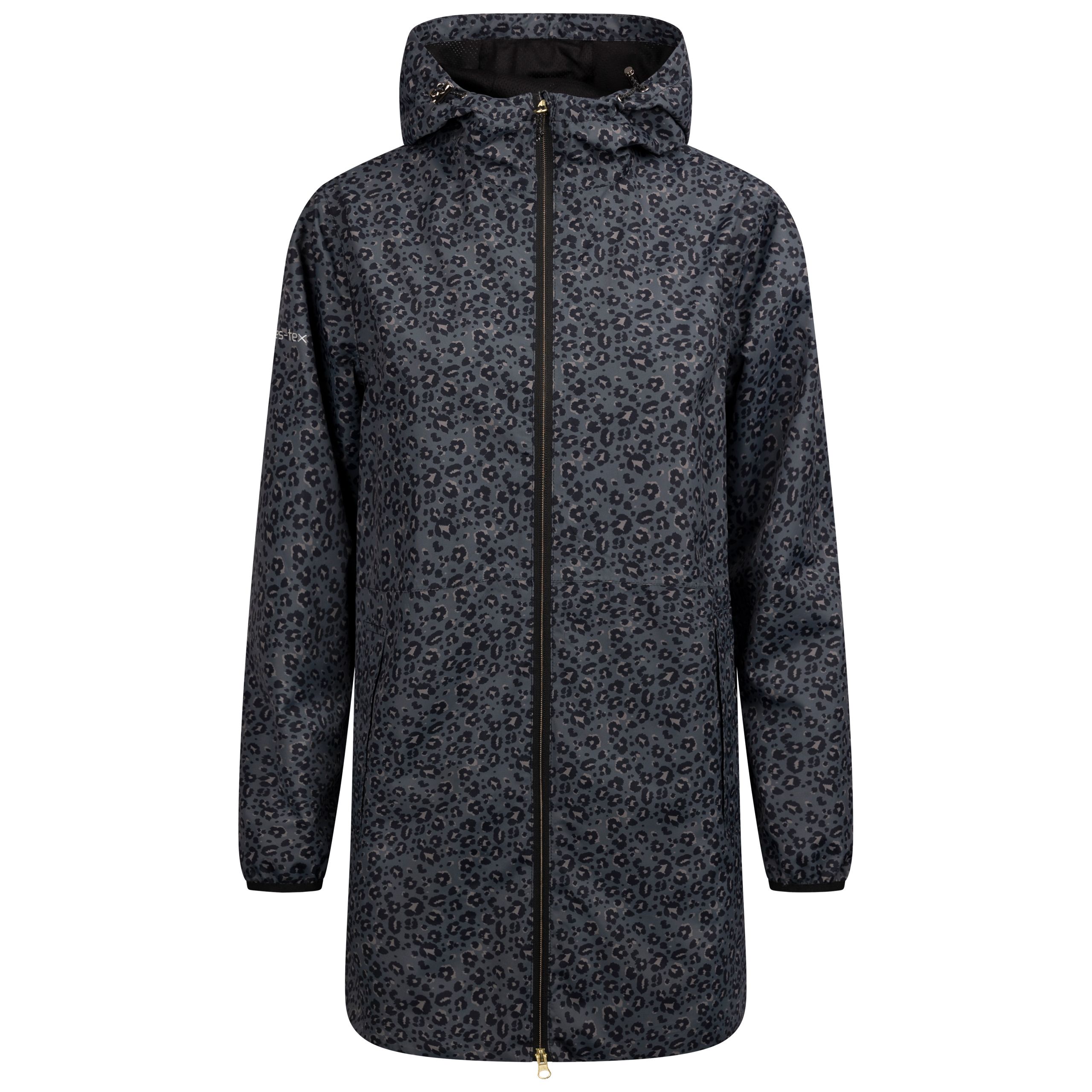 Trespass Women's Black Hooded Waterproof Jacket Parched