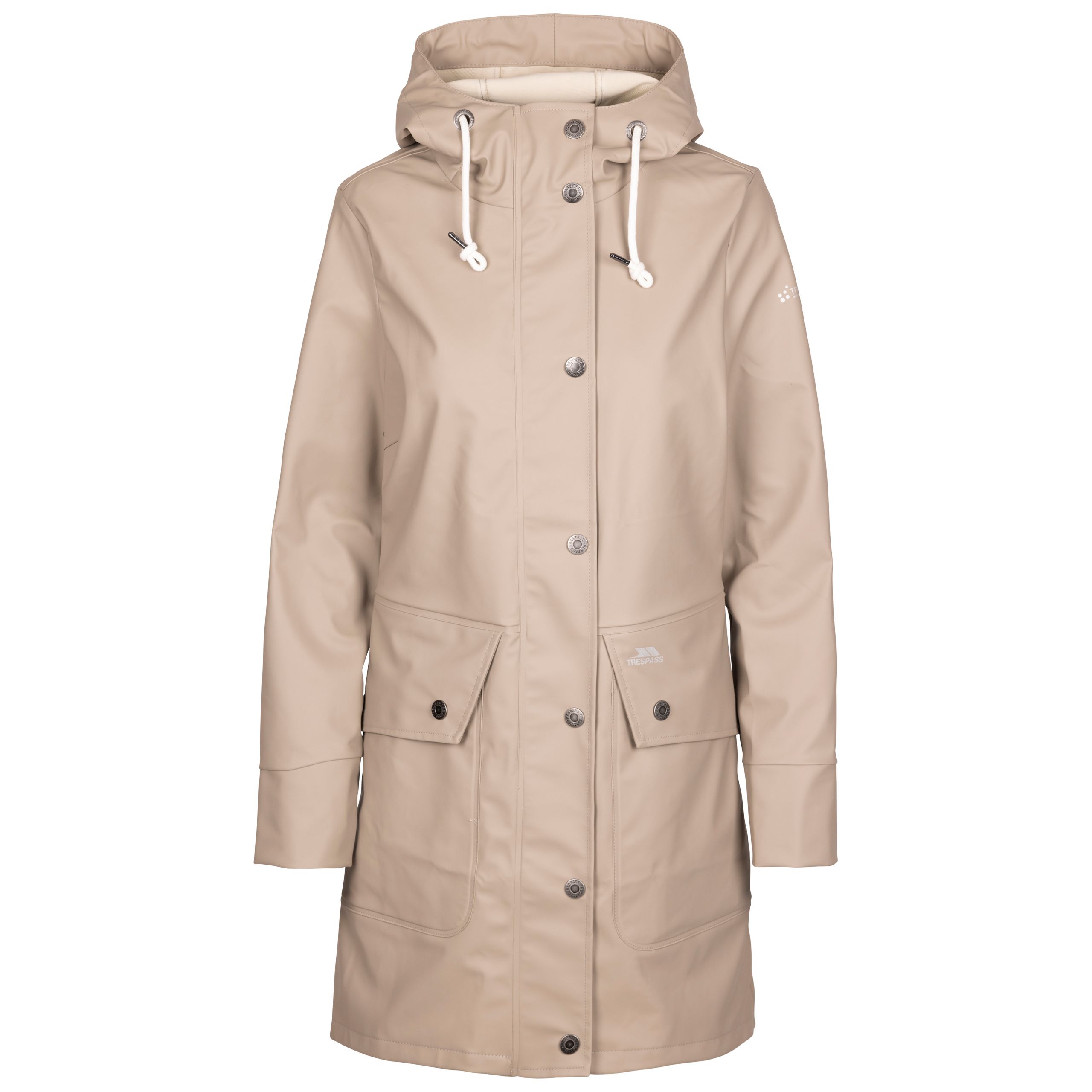 Trespass Women's Waterproof Rain Jacket Payko Green Size 14