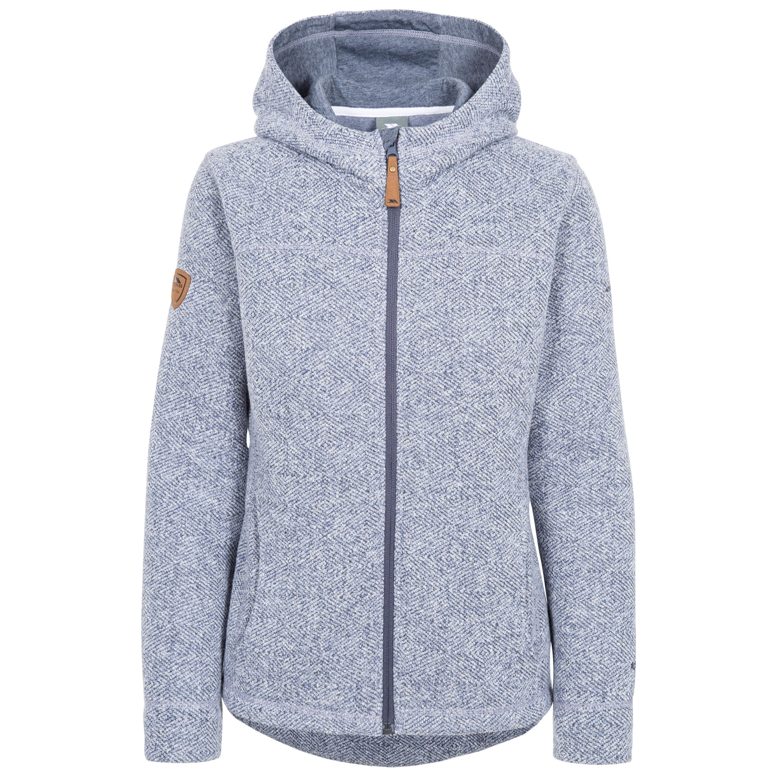 Trespass Women's Blue Fleece Hoodie Reserve
