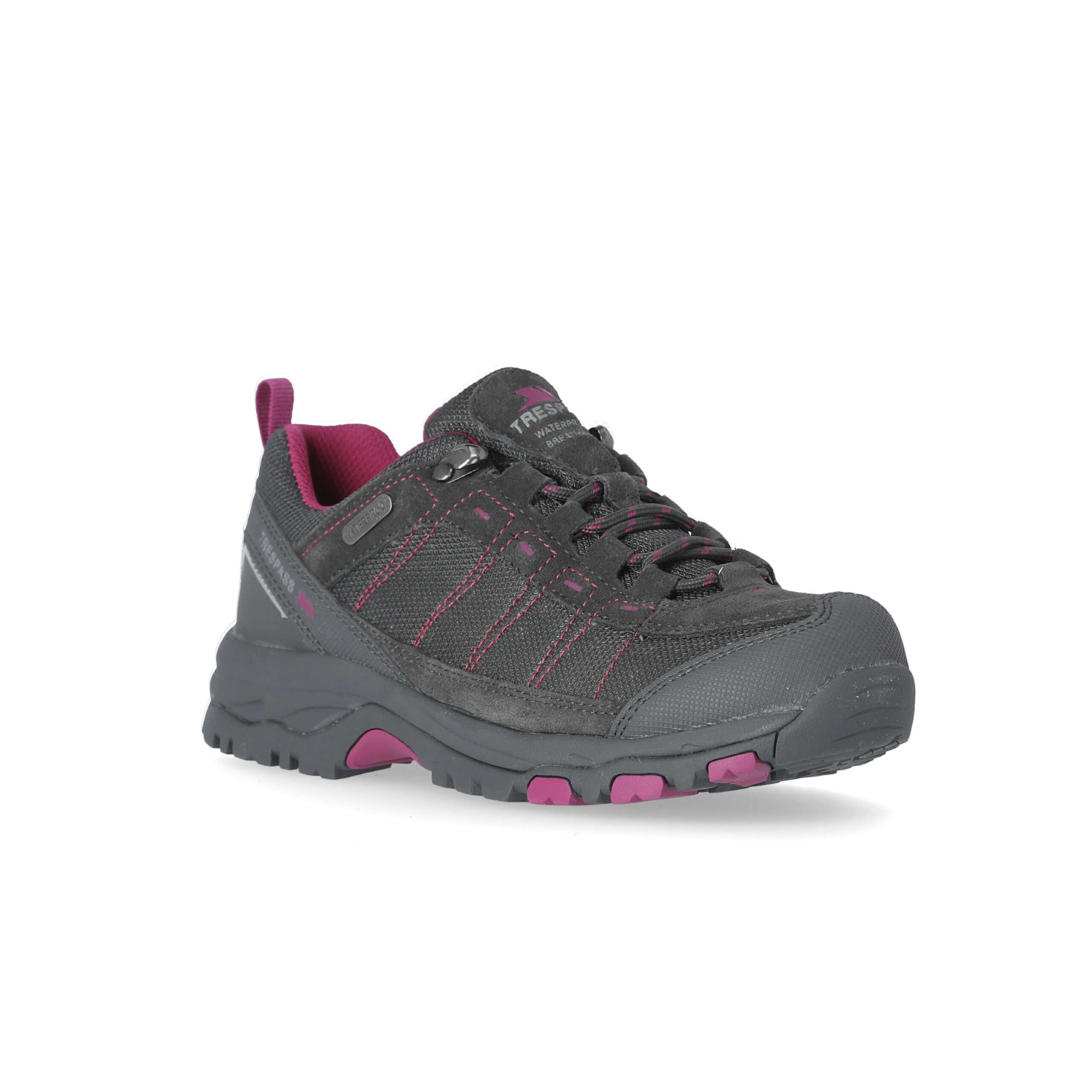 Trespass Women's Walking Shoes Scree Grey Size 9