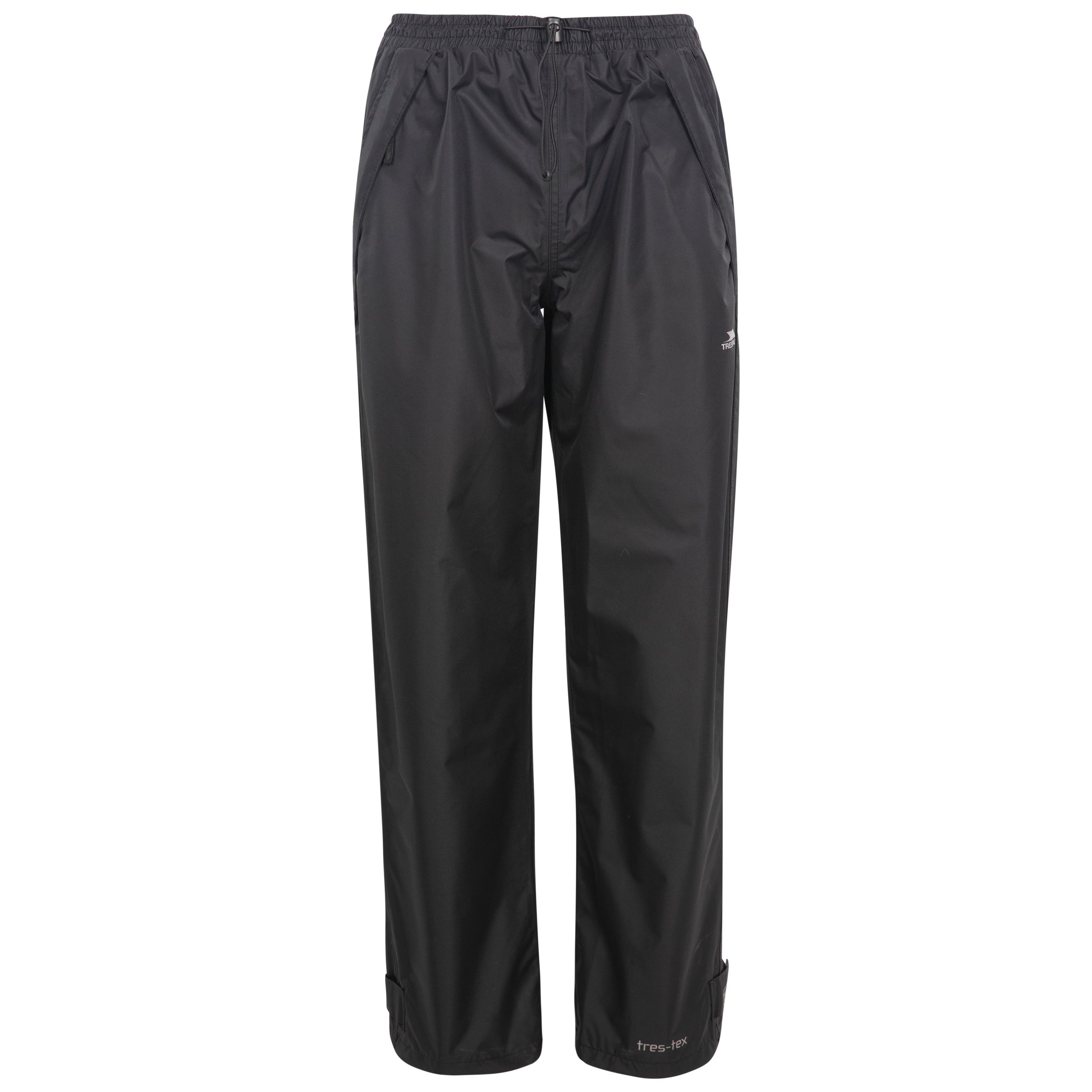 Trespass Women's Waterproof Walking Trousers Tutula Black Size 10