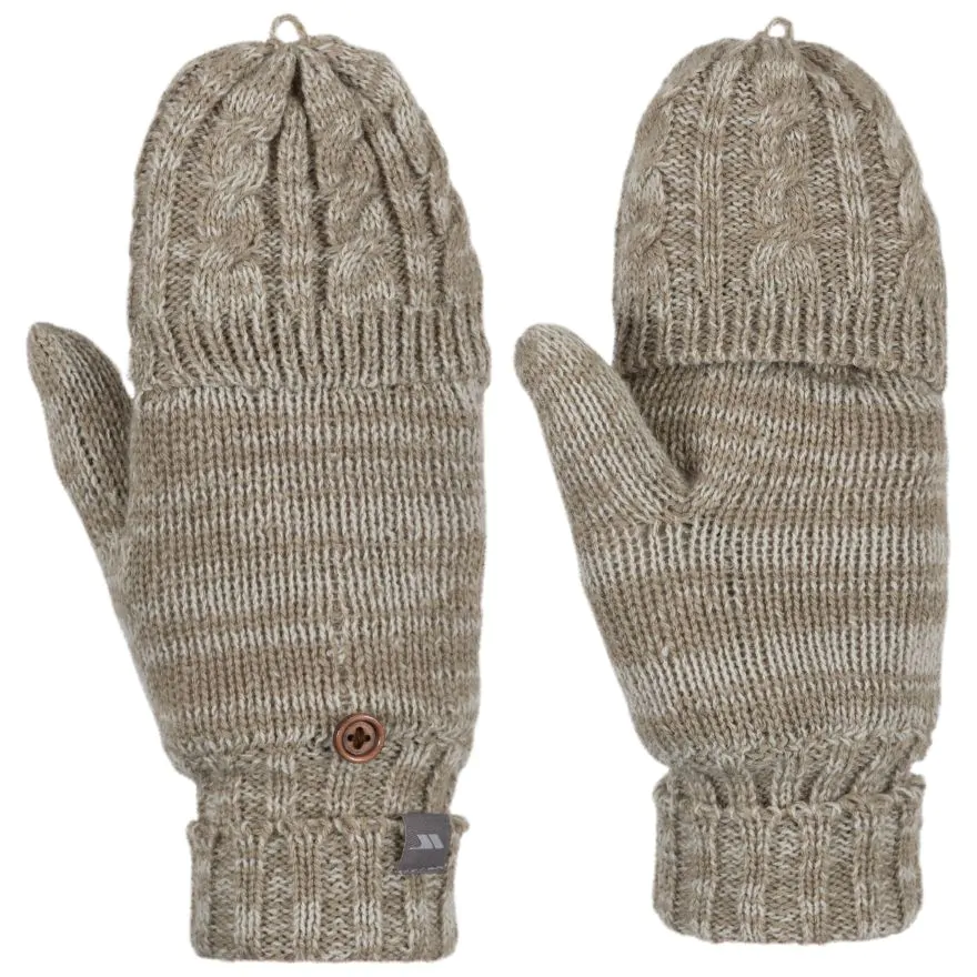 Guanti Senza Dita Donna Con Ricamo Uccelli - Invernali In Maglia - Unica Misura - Foto 2
