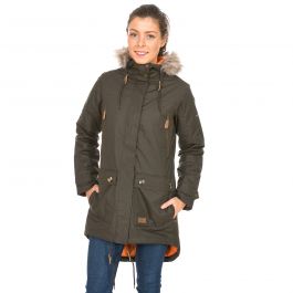 Trespass womens clea insulated waterproof parka black clearance