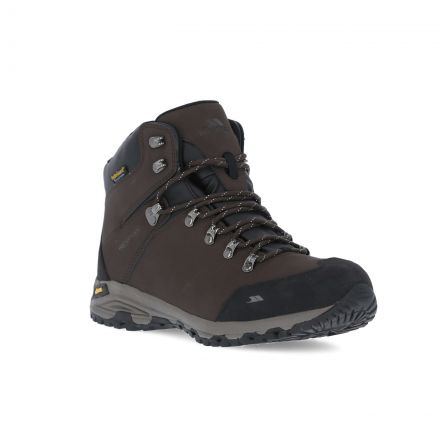 Trespass Mens Straiton II Water-Resistant Fleece Lined Winter Snow Boots Black