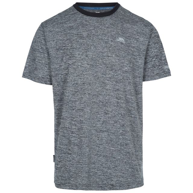 Trespass T-Shirt Uomo BANAS - Girocollo In Cotone E Poliestere - Traspirante E Ad Asciugatura Rapida