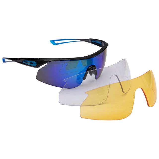 Trespass Men's/Women's Fashion Sunglasses - Polarized Smoke Lens, UV400, Gun Metal Frame