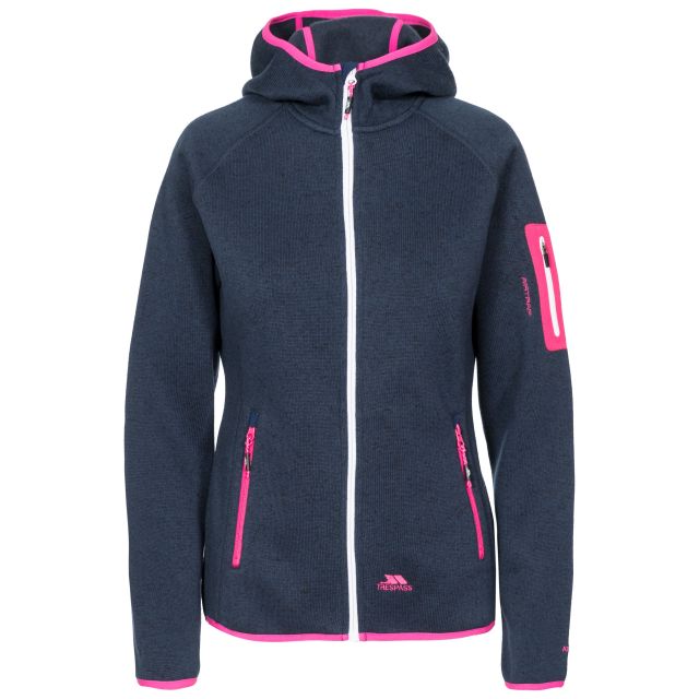 TRESPASS filles harbird Tricot Polyester Zip Complet Quick Dry Fleece Top