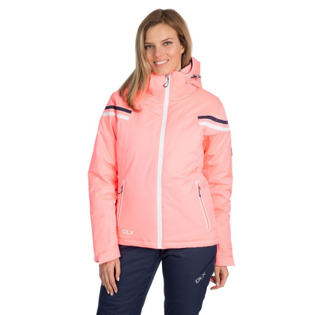 peach ski jacket
