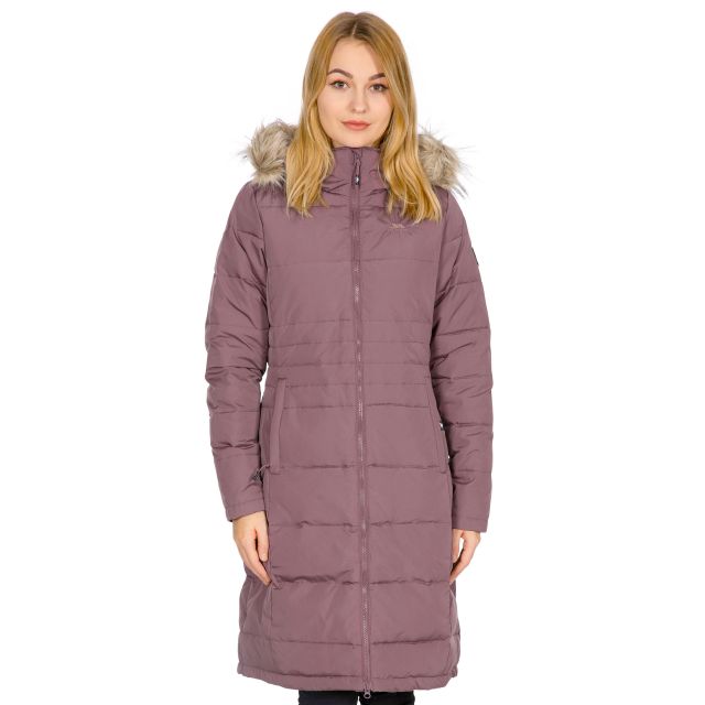 trespass long down coat