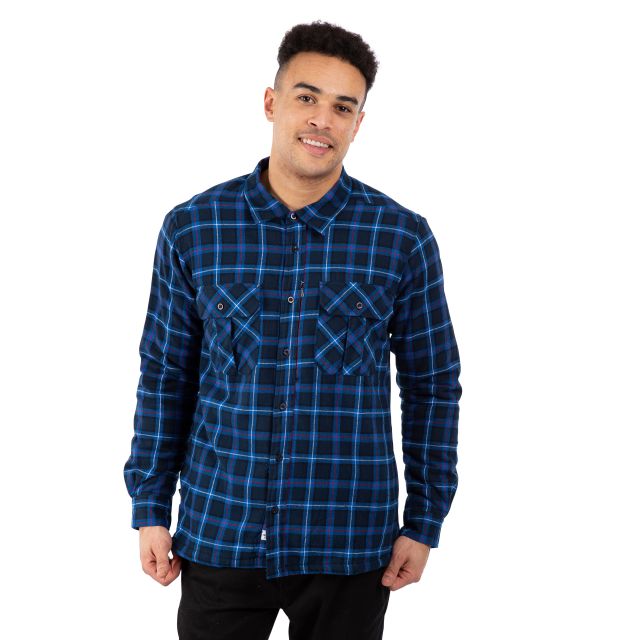 trespass fleece lined shirt