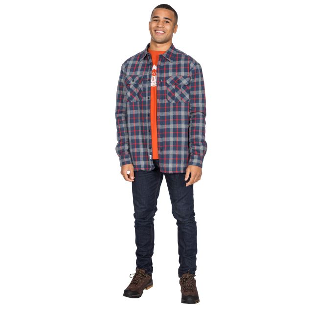 trespass fleece lined shirt