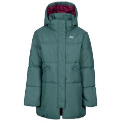 Girls Casual Jacket Ailie in SPRUCE GREEN, Front view on mannequin