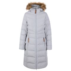 Trespass Women's Casual Jacket Audrey in PLATINUM, Front view on mannequin