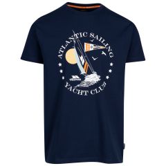 Mens Casual Printed T-Shirt Cedarf in NAVY