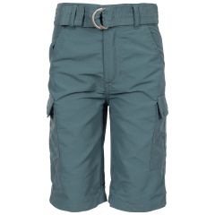 Trespass Unisex Shorts Craftly in Spruce green, Front view on mannequin