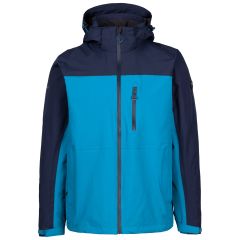 Mens Tp75 Waterproof Jacket Curbridge in BONDI BLUE, Front view on mannequin