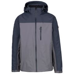 Mens Tp75 Waterproof Jacket Curbridge in STORM GREY, Front view on mannequin