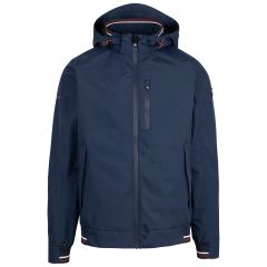 Mens Tp50 Waterproof Jacket Curlew in NAVY, Front view on mannequin