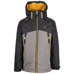 Men's Waterproof Jacket Discover in Storm Grey, Front view on mannequin