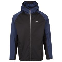 Trespass Men's Active Jacket TP75 Furst in BLACK, Front view on mannequin