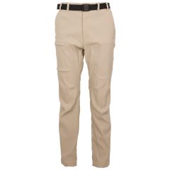 Trespass Men's Walking Trousers Garsdale in Oatmilk, Front view on mannequin