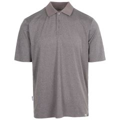 Trespass Mens Polo Shirt Gedding in DARK GREY MARL
