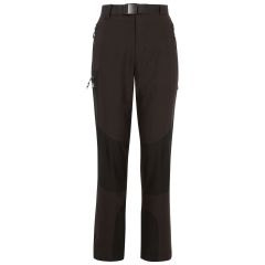 Trespass Women's Walking Trousers TP75 Go Beyond in BLACK, Front view on mannequin