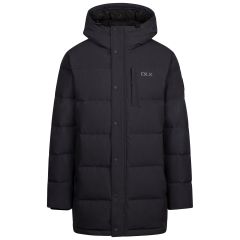 Dlx Mens Down Jacket Griffin in DARK GREY, Front view on mannequin