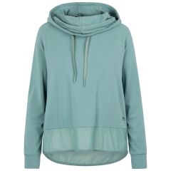Trespass Women's Active Top Immy in Teal mist, Front view on mannequin
