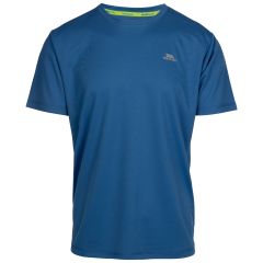 Trespass Mens Sports Top Landford in Mid Blue