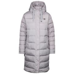 Trespass Womens Casual Coat Leyla in Platinum, Front view on mannequin