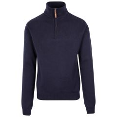 Trespass Men's Casual Sweater McLean in NAVY, Front view on mannequin