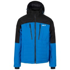 Men S Ski Jacket Nixon in BLUE, Front view on mannequin