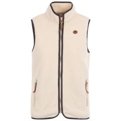Trespass Women's Fleece Gilet AT300 Notion in GHOST, Front view on mannequin