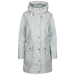 Womens Waterproof Jacket Tp50 Payko in TEAL MIST, Front view on mannequin