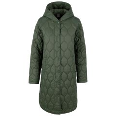 Trespass Women's Casual Jacket Phase in MOSS, Front view on mannequin