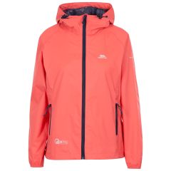 Women s Waterproof Jacket  Qikpac in Peach blush
