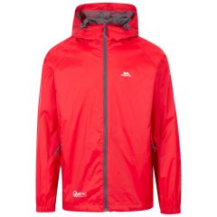 Unisex Packaway Jacket  Qikpac in RED