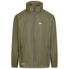Trespass Unisex Packaway Jacket Qikpac X in MOSS