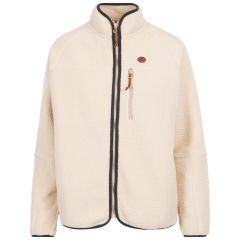 Women s Fleece Jacket AT200 Quake in white, Front view on mannequin