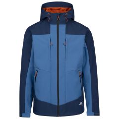 Mens Tp75 Softshell Jacket Tamston in NAVY, Front view on mannequin