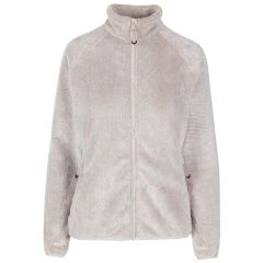 Trespass Women's Fleece AT300 Telltale in Soft stone, Front view on mannequin