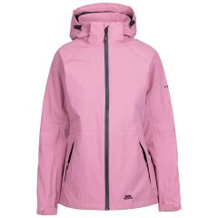 Womens Waterproof Jacket Tp75 Tilbury in LIGHT MULBERRY, Front view on mannequin