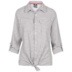 Trespass Women's Casual Shirt TP75 Upturn in WHITE, Front view on mannequin