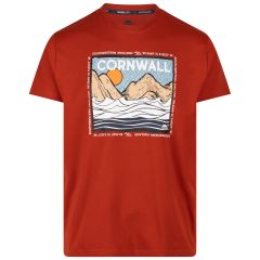 Trespass Male Casual Printed T-Shirt Vellay, Front view on mannequin